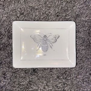 White Bee Trinket Dish